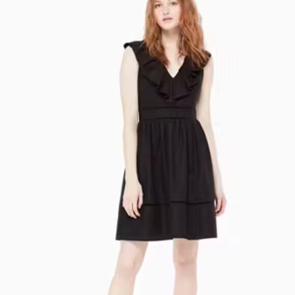 Kate Spade Ruffle Neck Dress - Picture 1 of 7